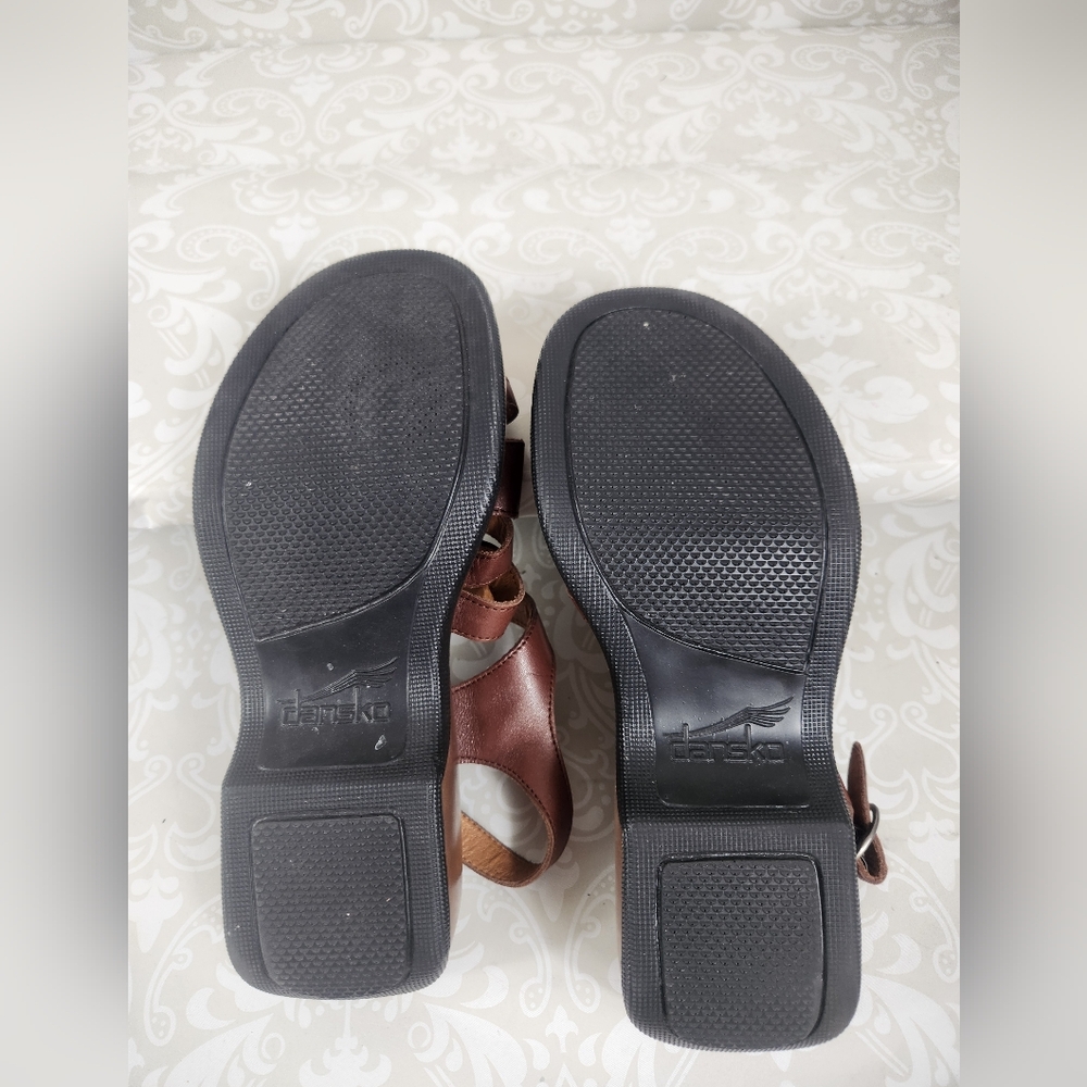 EUC Dansko Chestnut Leather Sandals - Picture 6 of 6